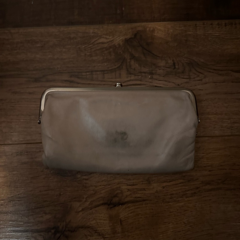 HOBO Tan Leather Clutch